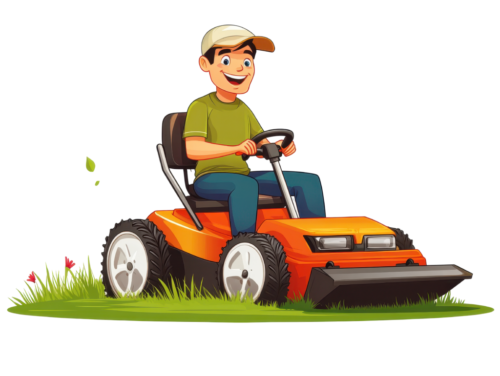 lawn and yard care cartoon Delaware
